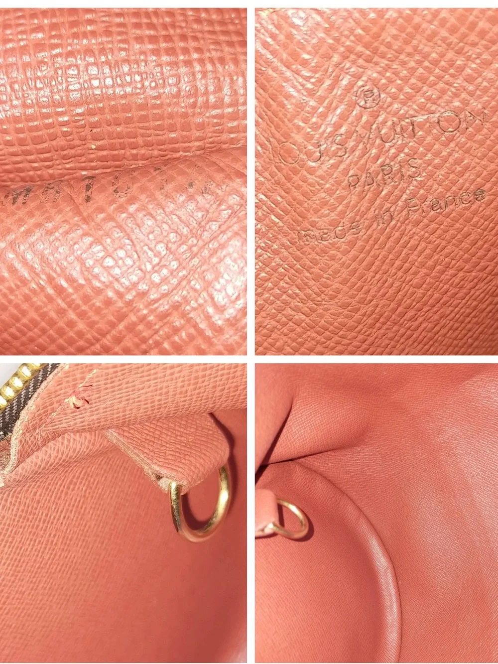 Louis Vuitton Damier Ebene Papillon 30 Vintage Shoulder Bag.